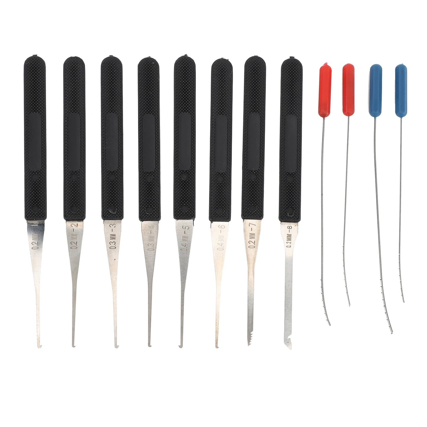 12PCS Lock Pick Set Locksmith Supplies Broken Key Auto Extractor Remove Hooks Stainless Steel DIY Hand Tools Hardware