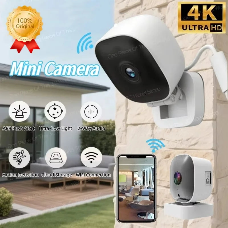 4K Outdoor Security Camera — Colour Night Vision, IP65, 2-Way Audio