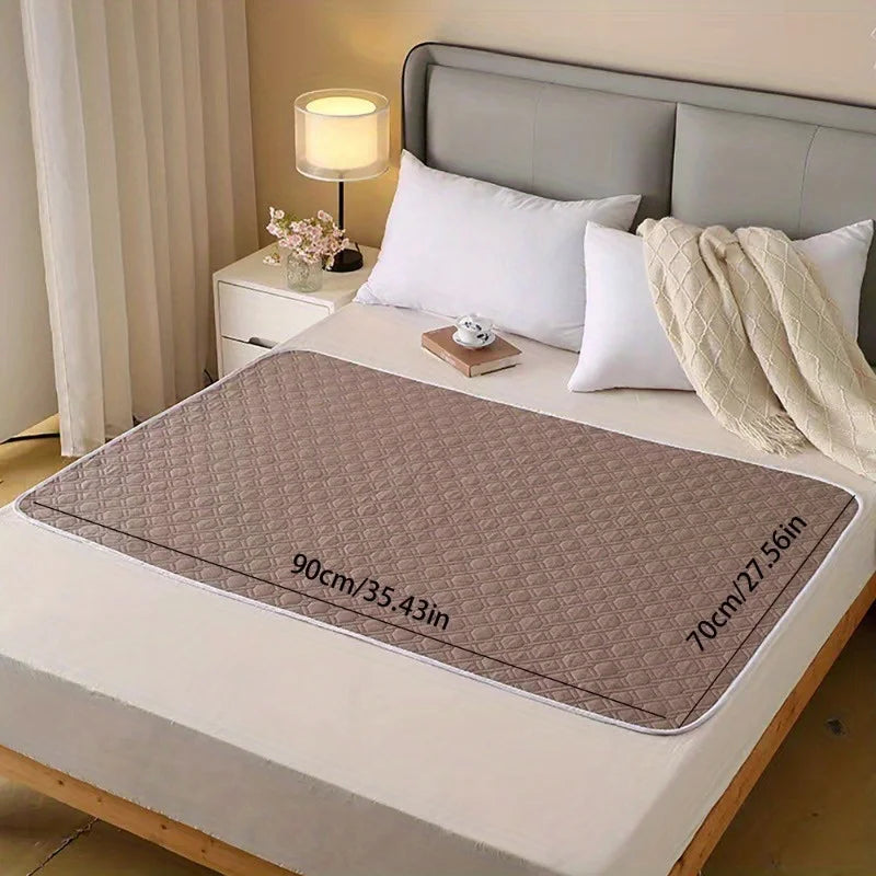 Washable Waterproof Bed Pad, Reusable Mattress Mat