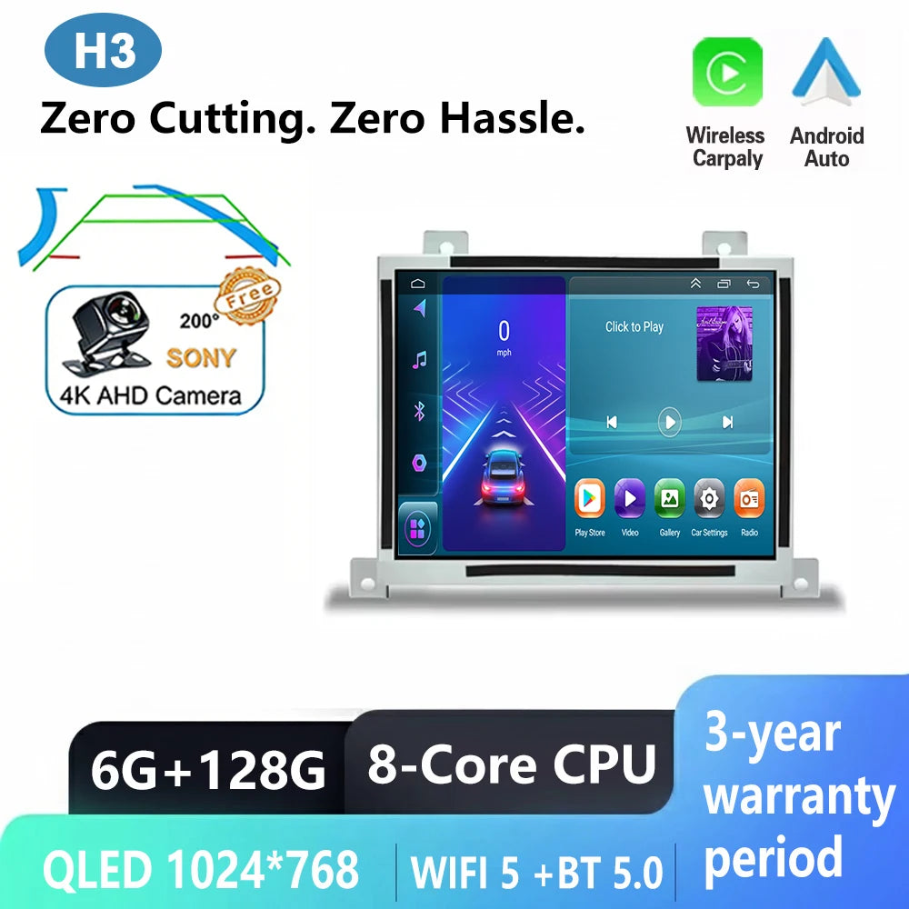 Car Stereo with Apple CarPlay & Android Auto, Compatible with Dodge Charger & Challenger (2015-2019)