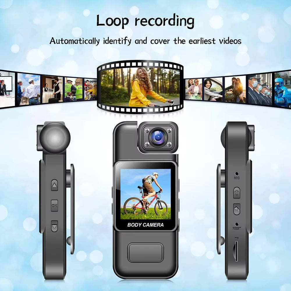 4K WiFi Mini Action Camera — Night Vision Wearable Body Cam