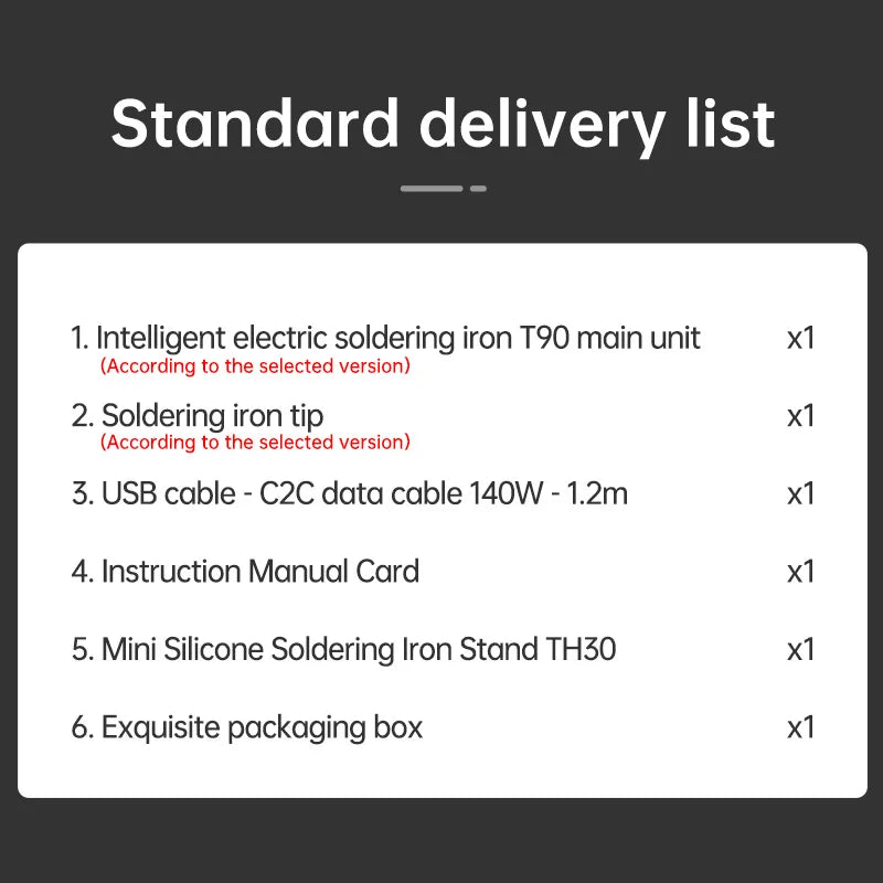 ALIENTEK T90 Smart Soldering Iron PD 140W Adjustable Temperature DC 28V 80-450℃ Welding Solder Station Kit C245 C210 T65 Tools