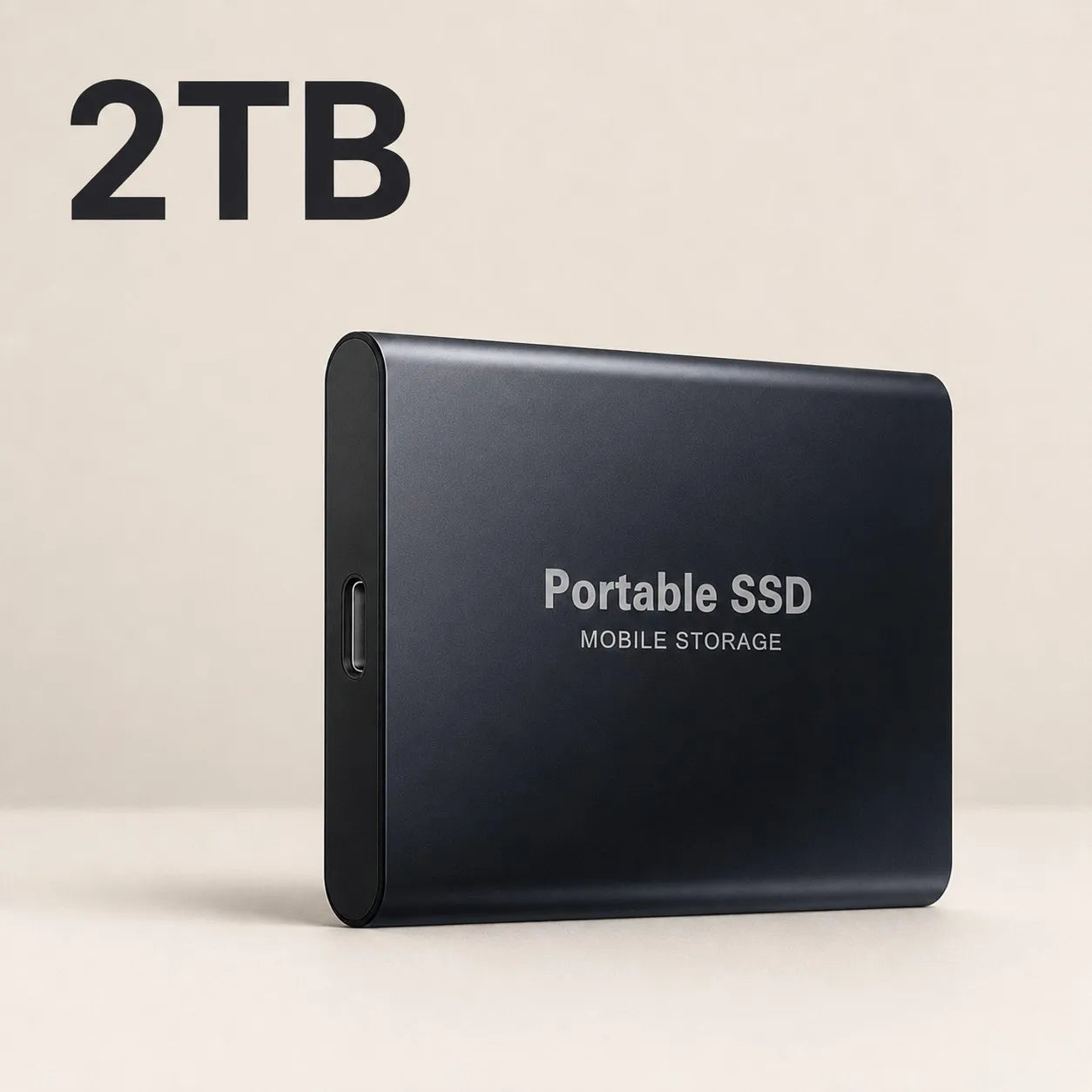 1TB Portable SSD — Slim High-Speed External Solid State Drive