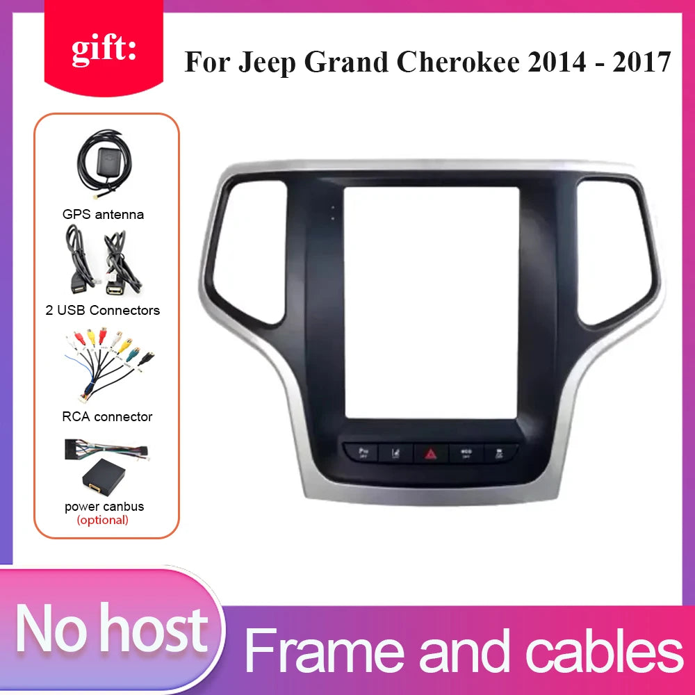 9. 7Inch For Jeep Grand Cherokee WK2 2014 - 2017 Wireless Carplay AutoRadio Car Radio Android 14 7862CPU Multimedia-player GPS