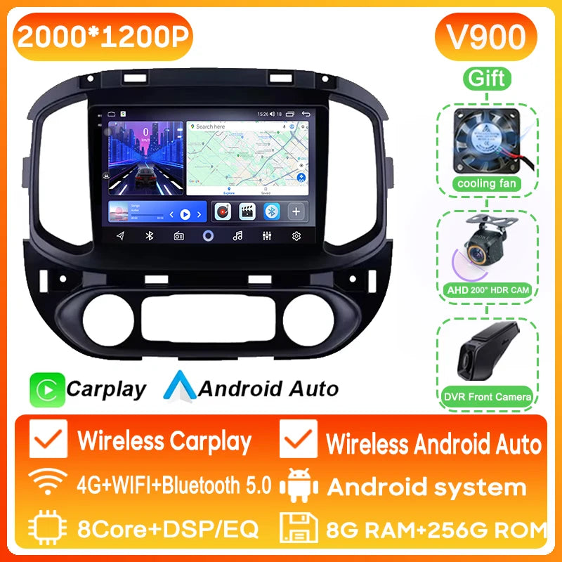 Car Android Car Radio DVD For Chevrolet Colorado/GMC Canyon 2015 - 2017 GPS Navigation Multimedia Player 4G WIFI VT QLED Screen