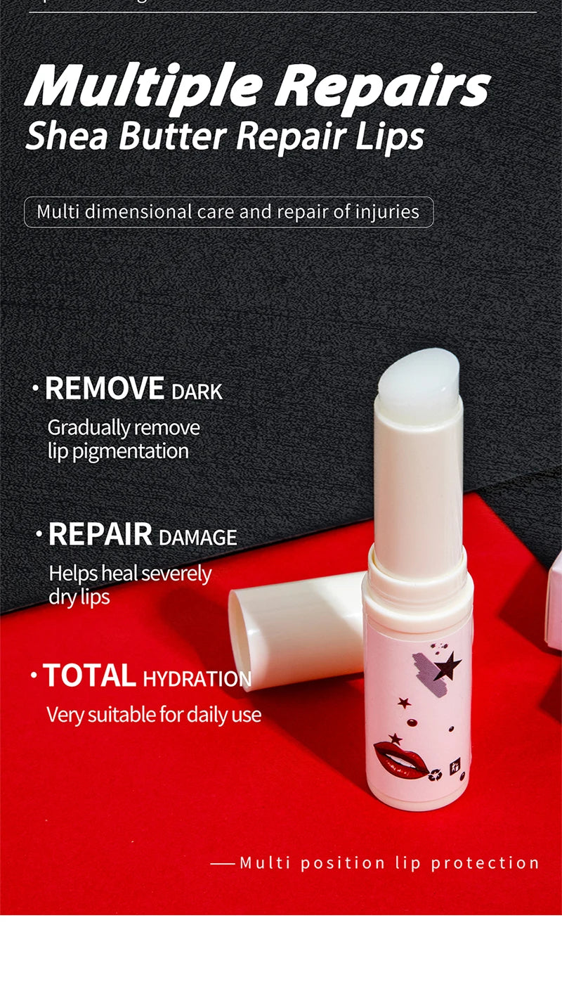 Lip Balm Remove Dark Lips Eliminate Dark Marks - Smooth Lip Lines Prevent Dryness Remove Black Pigment Lip Care Treatment