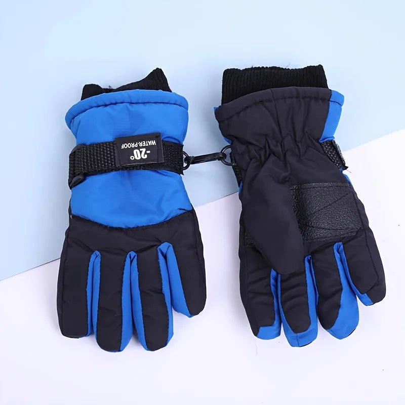 Kids Winter Ski Gloves - Thick Warm Non-Slip Grip, Ages 3 and Up - photo 6
