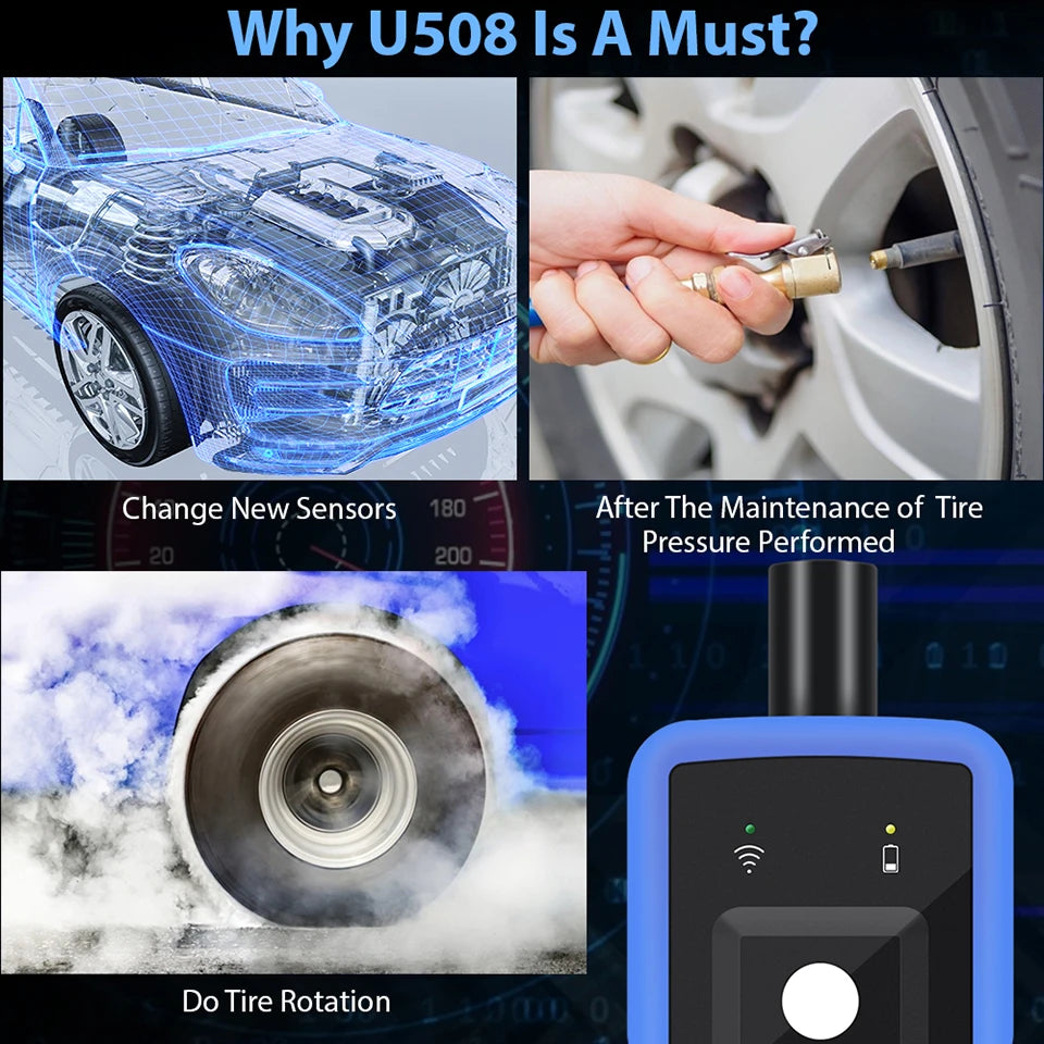 TPMS Reset & Relearn Tool (EL50448 / U508) — Ford, GM, Jeep, Chevrolet & More