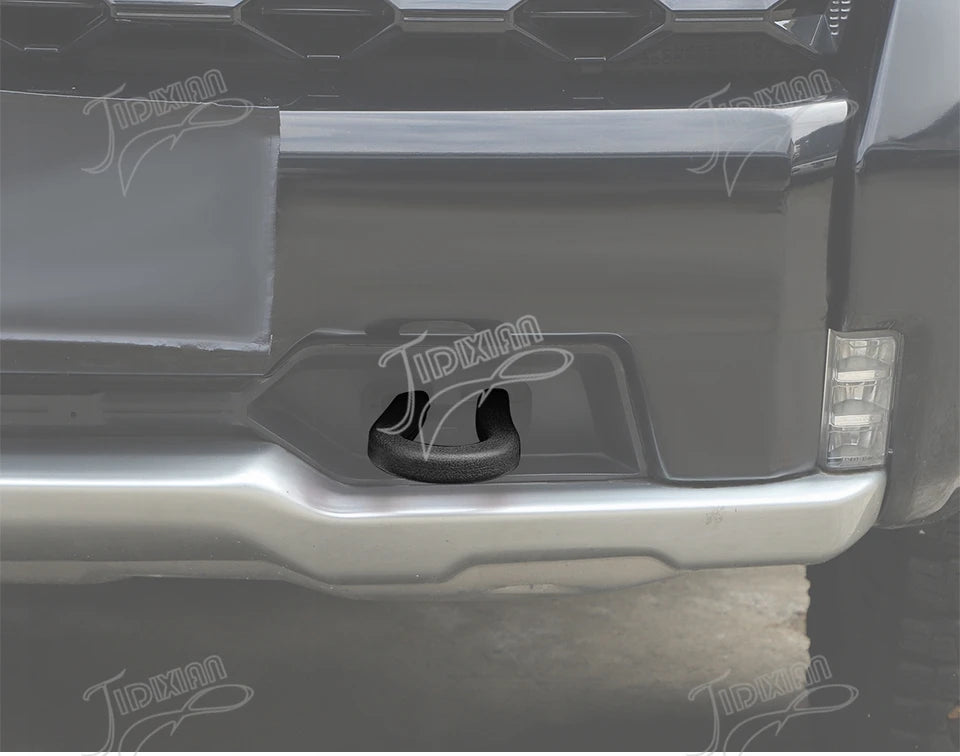 JIDIXIAN Fit for Chevrolet Silverado for GMC Sierra 2014-2026 Car Exterior Front Bumper Trailer Tow Hook Protective Cover