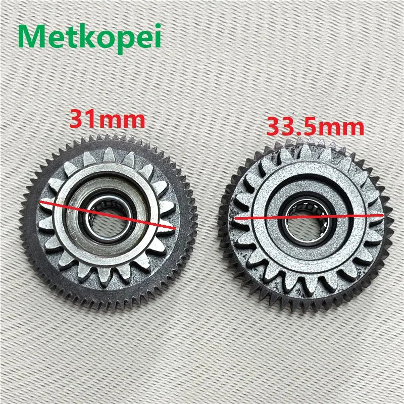 Scooter JOG50 ZR50 JOG90 4DM 3KJ Engine Starter Motor Clutch Gear Transmission Gear Idle Gear Assy for Yamaha 50cc 90cc JOG 50