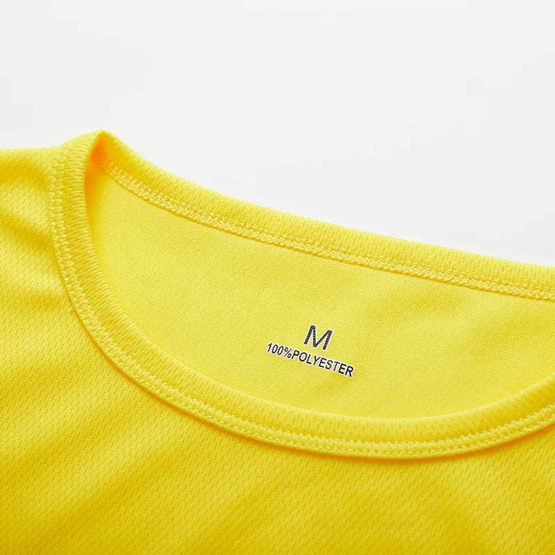 Quick-drying Round Neck Sport T-shirt Gym Jerseys Fitness Shirt Trainer Running T-shirt Men Breathable Sportswear Class Service
