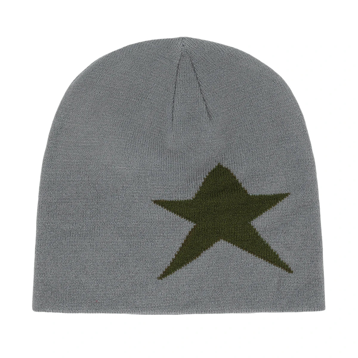 Y2K Letter Knit Beanie, Warm Ski Hat