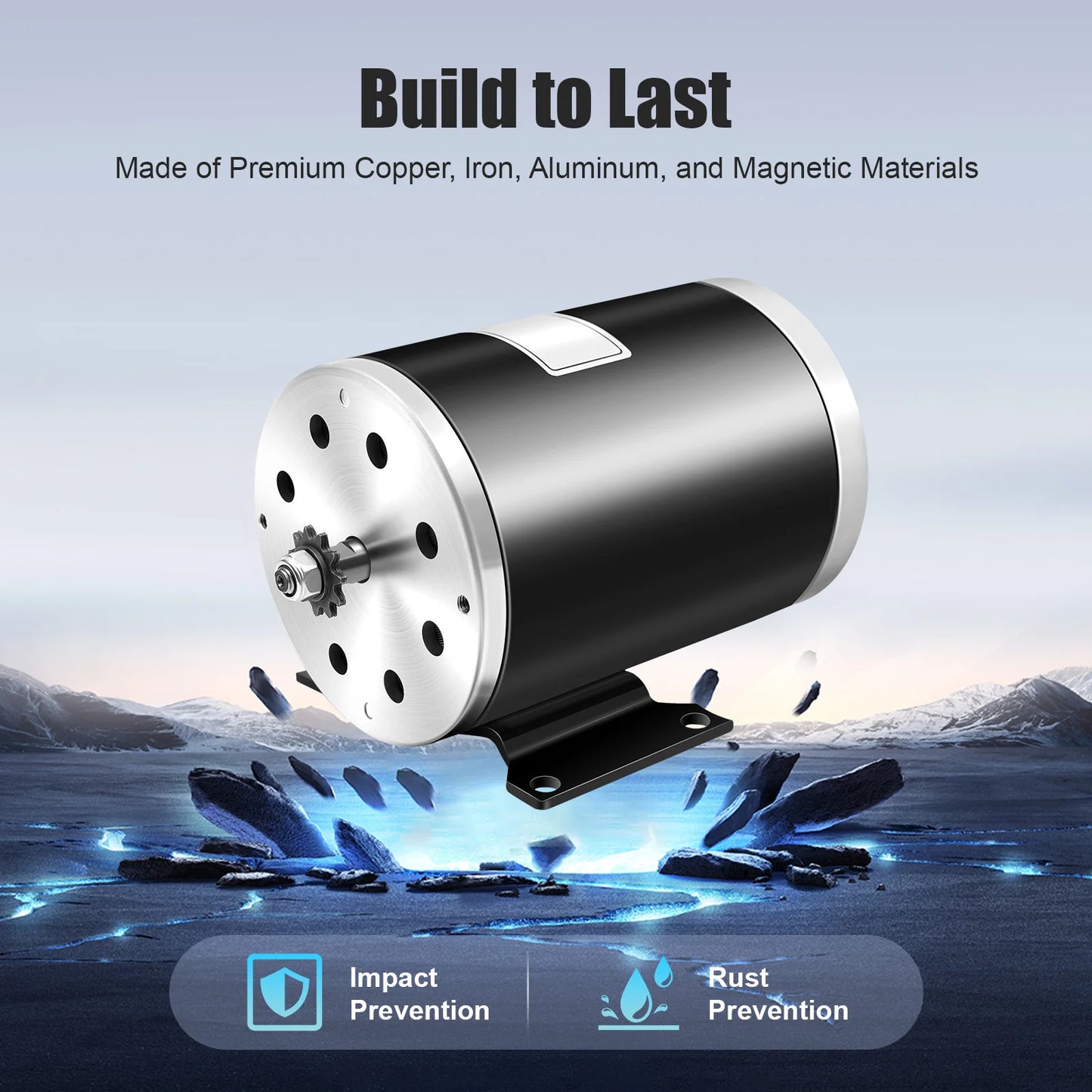 36v 1000w My1020 Brushed Dc Motor 3000rppm, Suitable For Mini Bicycles, Four-Wheel Drive Electric Scooters