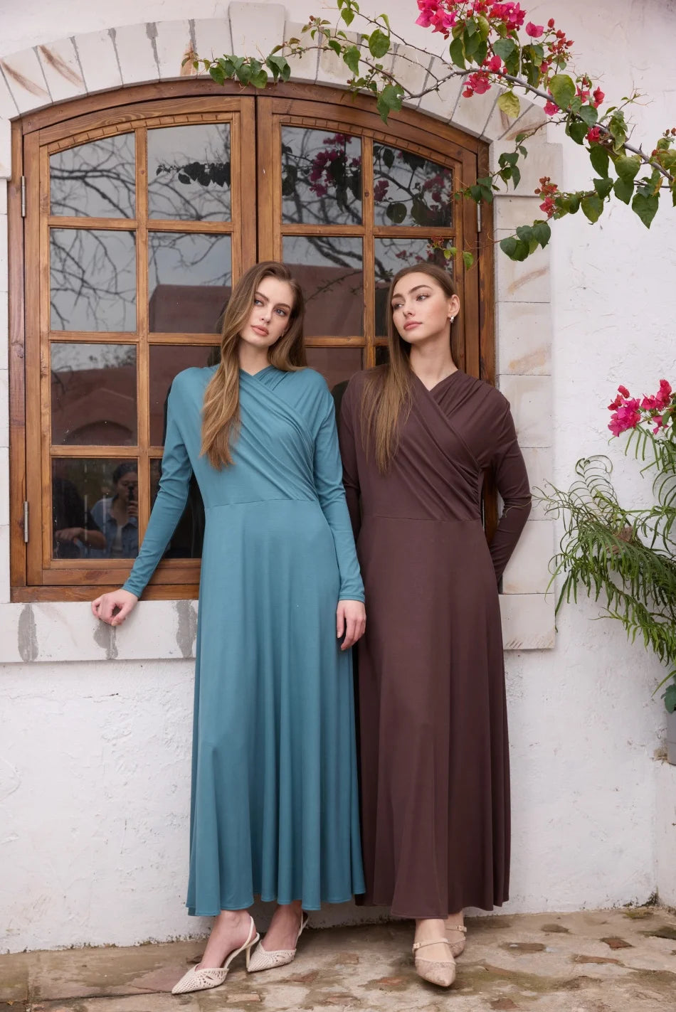 Flowy Wrap Maxi Dress — Lightweight Flattering Summer Dress
