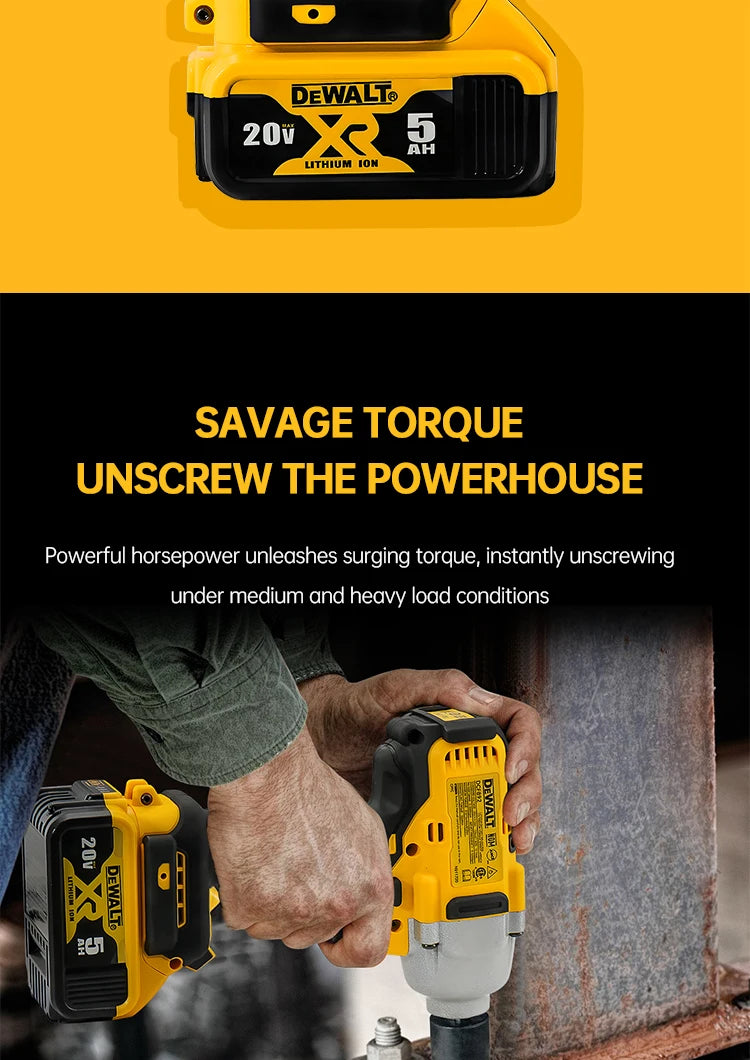 Dewalt DCF892 20V Brushless Impact Wrench – 812N.m High Torque Cordless Electric Tool