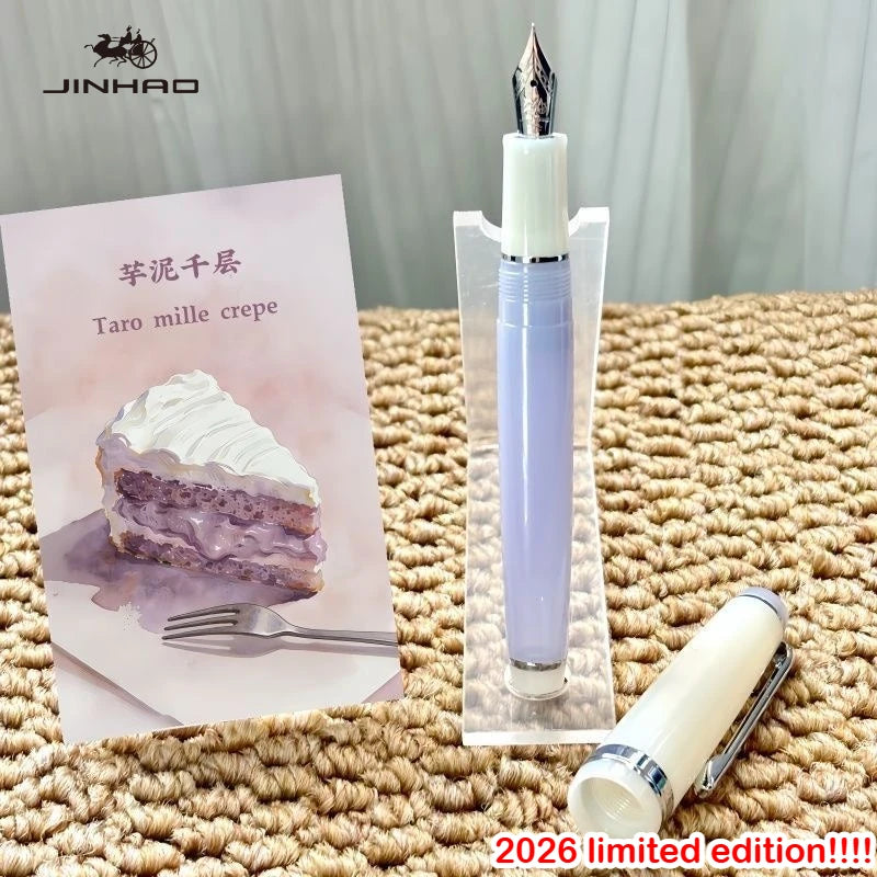 JINHAO 82 Limited Edition Colors Fountain Pen Macaron Color Gold Clip EF/F/M Calligraphy Pen Stationery Office School Supplies