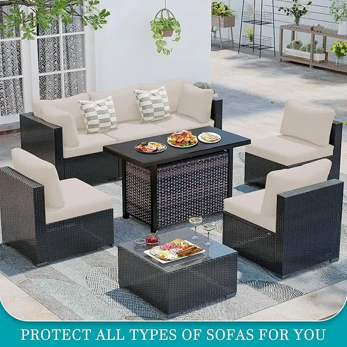 Elastic Sofa Seat Cushion Cover for Furniture Protector Sofa Slipcover Pets Kids Washable Sofa Cushion Case Removable Livingroom