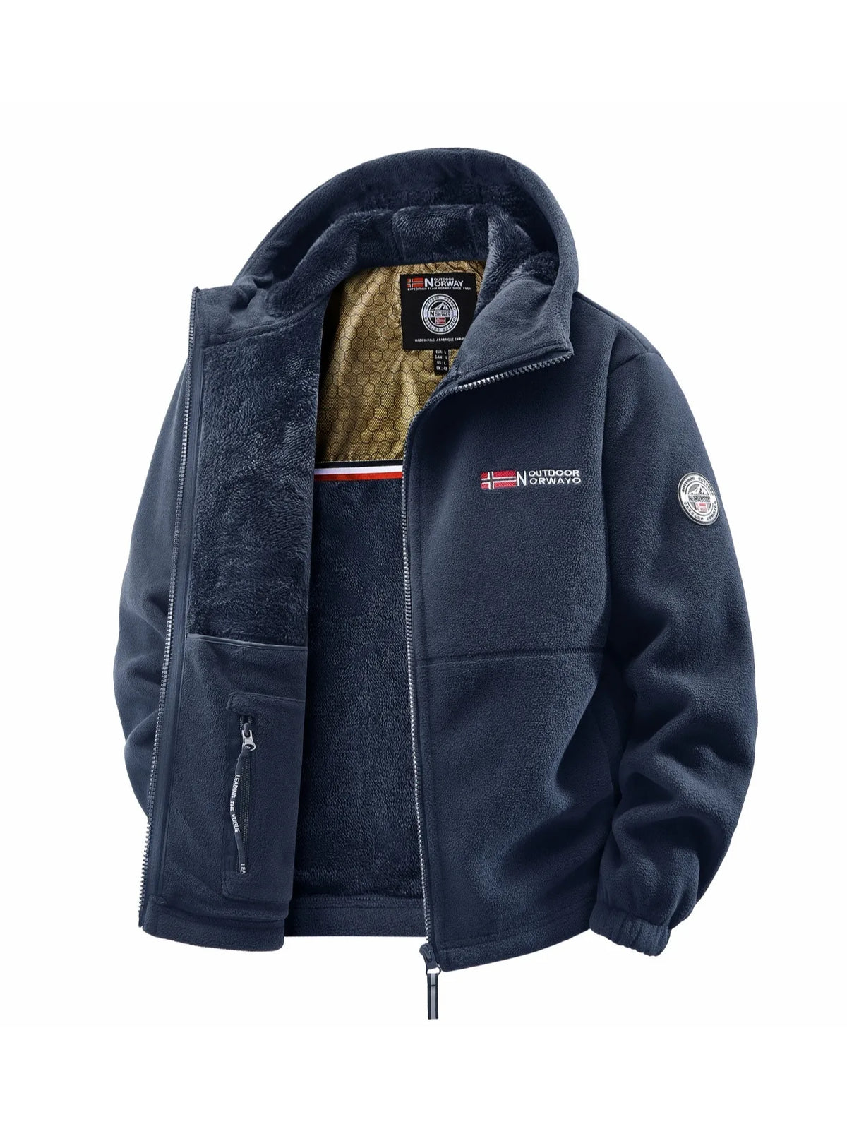 Men's Hooded Casual Jacket - Zip Coat for Travel and Commuting - photo 7