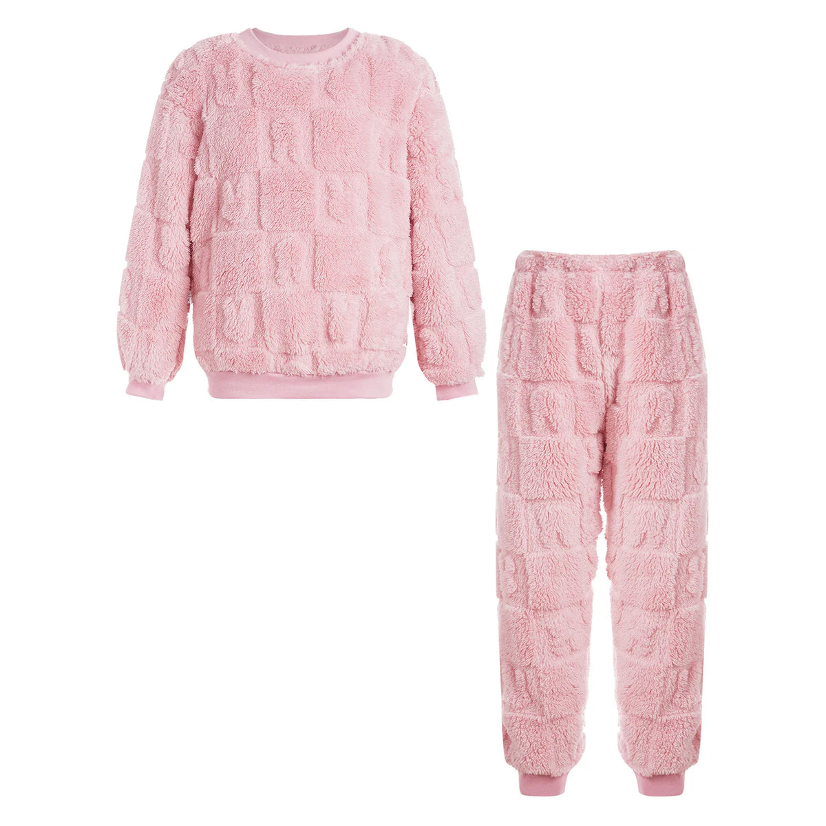 Kids Flannel Pajama Set - Long Sleeve Top and Pants for Boys and Girls - photo 9