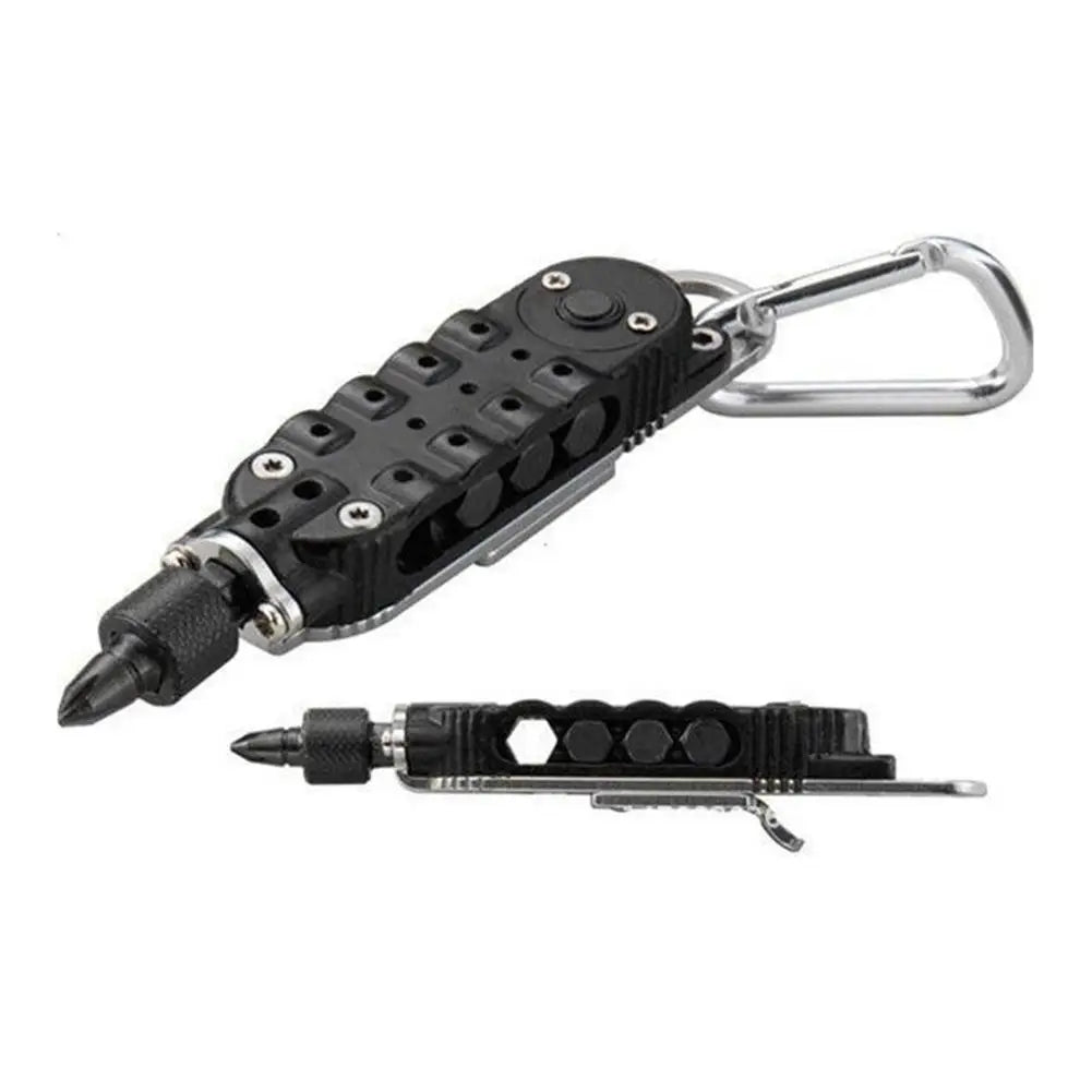 Multifunctional Mini Screwdriver Outdoor EDC Keychain Shape Screwdrivers Portable Steel Repair Tool