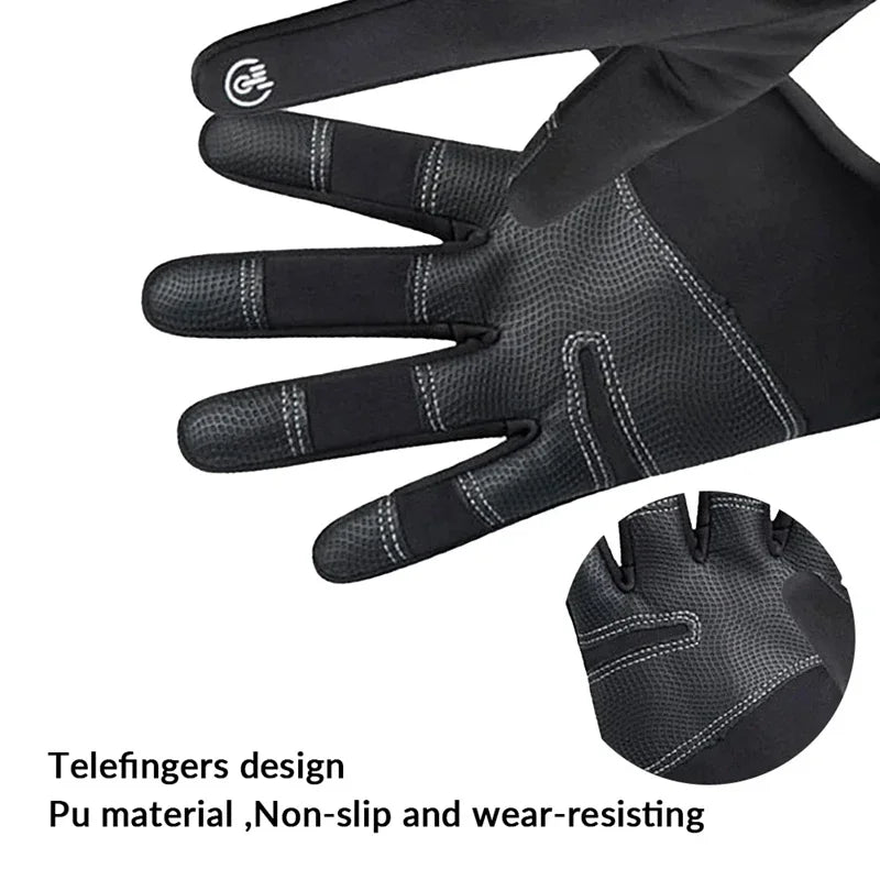 Thermal Touchscreen Winter Gloves, Windproof Ski Gloves