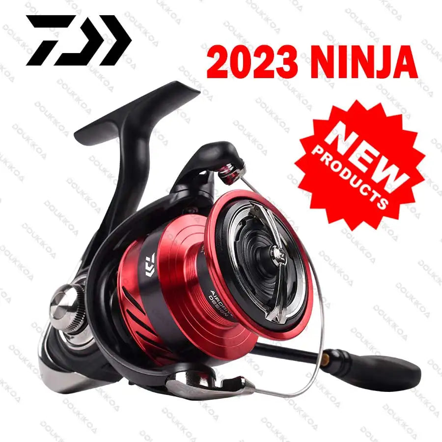 2023 DAIWA NINJA LT Fishing Spinning Reel 1000-6000 Fishing Reels 5KG/10KG/12KG Power 5.3:1/6.2:1 Seawater Spinning Reels