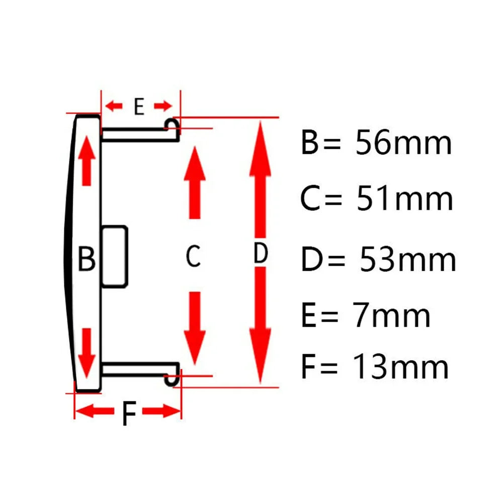 4Pcs 56mm Car Wheel Center Cap Universal Wheel Center Conversion Hub Car Emblem Badge Logo Wheel Center Label