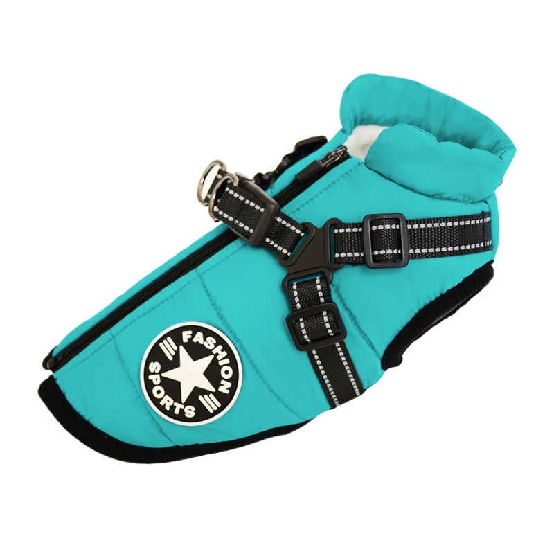 Dog Jacket Vest with Built-In Harness - Warm Winter Coat for Small Dogs - photo 7