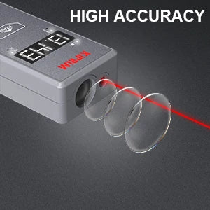 Kiprim Laser Rangefinder 50M 70M 100M Mini Laser Measurement Tool Laser Tape High Accuracy Multiple Measurement Functions