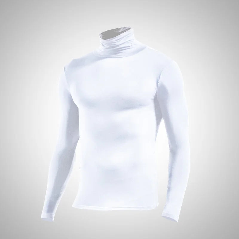 Men's Turtleneck Thermal Base Layer Top - Slim Long Sleeve Undershirt - photo 7
