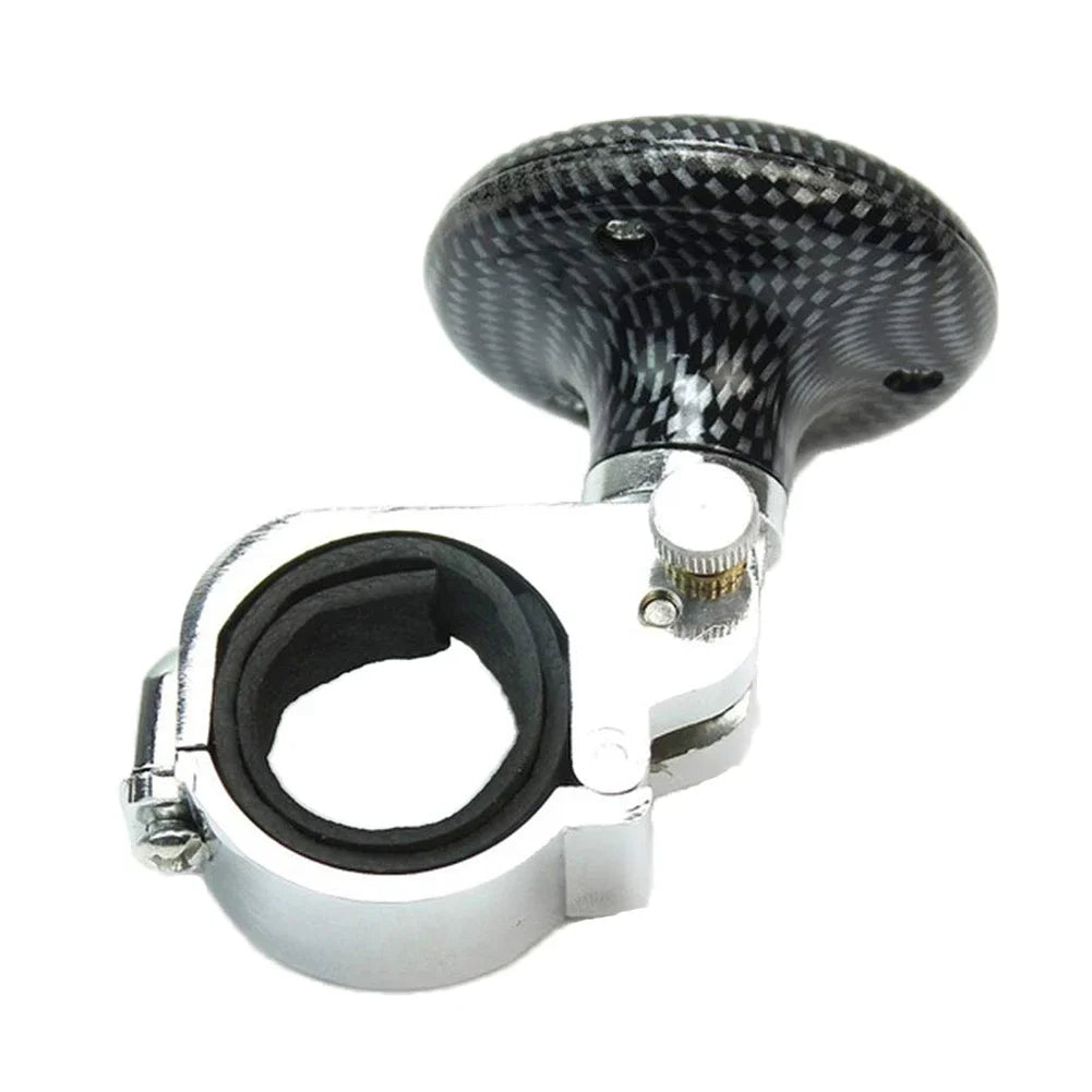 Carbon Fiber Steering Wheel Spinner Knob, Anti-Slip Booster