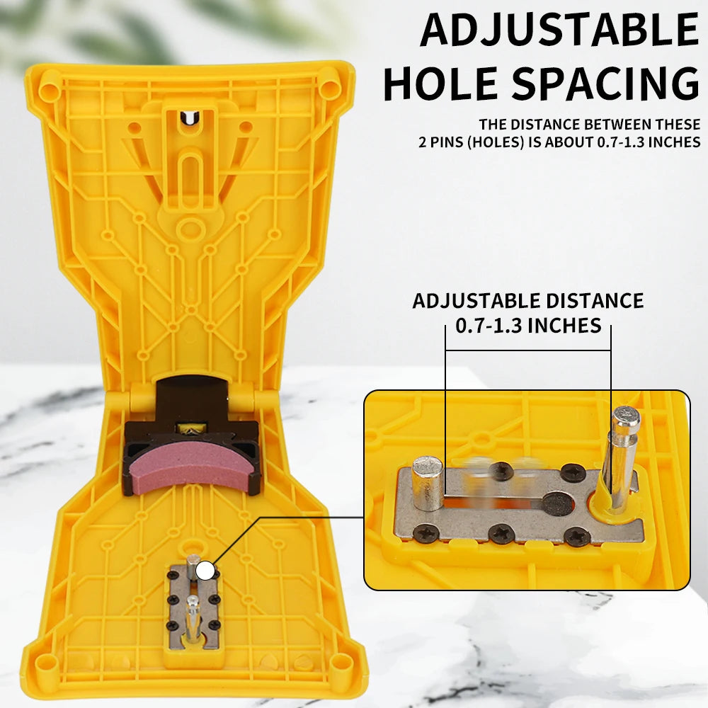 Quick Chainsaw Teeth Sharpener Handheld Chainsaw Maintenance Tool Fast Grinding Chainsaw Chain Sharpener Tool