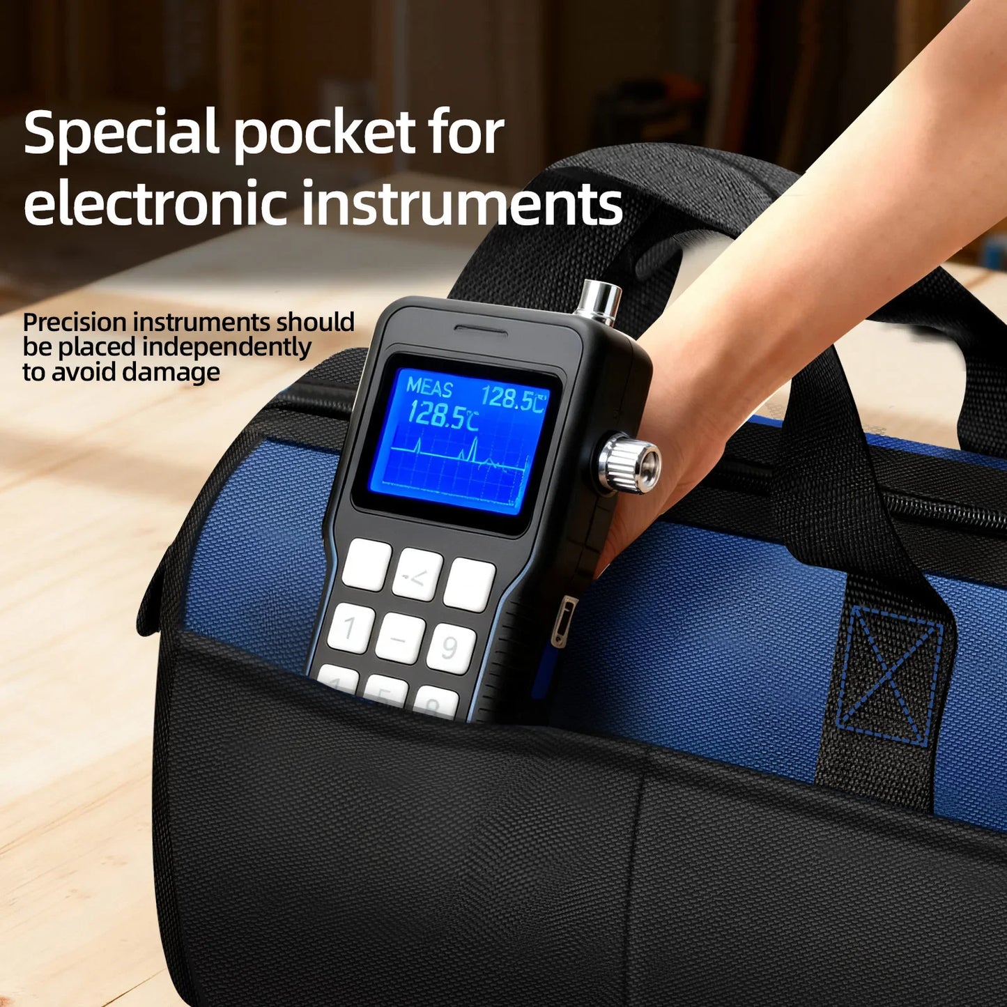 AIRAJ Multifunctional Tool Bag Electric tool storage bag for electricians Waterproof Wear-Resistant Large Capacity Hand Bag