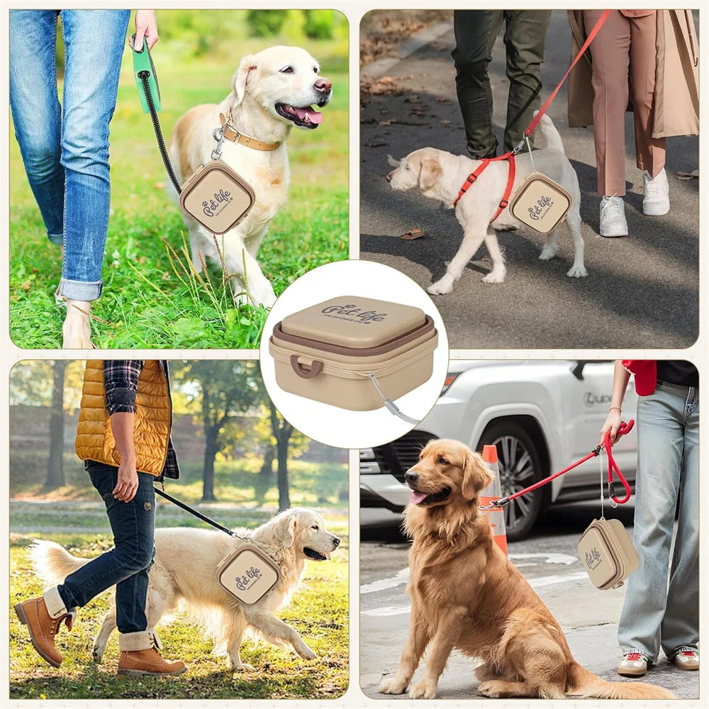 2-in-1 Travel Dog Bowl with Lid - Food & Water Feeder – photo 6