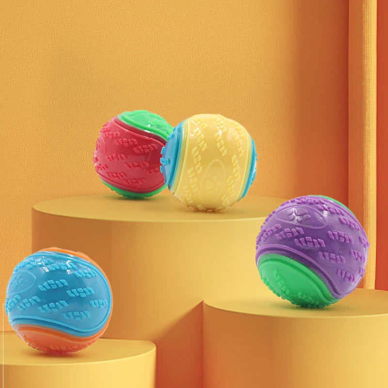 TPR Squeaky Dog Ball - Soft Bite-Resistant Fetch Toy – photo 2