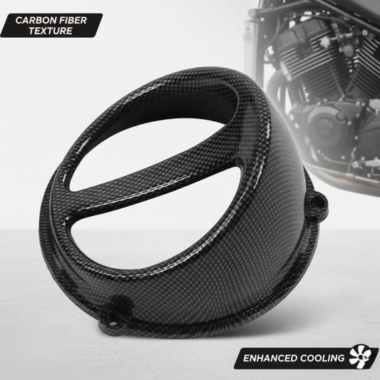 Engine Cooling Fan Cover, Motorcycle Fan Cover Air Scoop Cap Spare Parts for Jog50 90 Dio ZX Gy6 Motorcycle Scooter Air Scoop