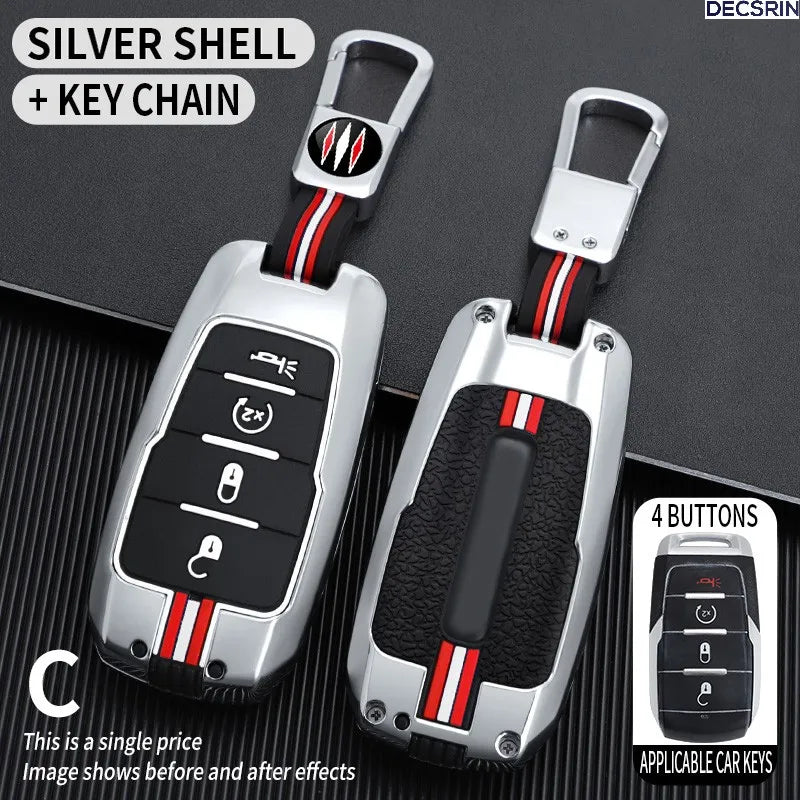 Remote Key Fob Case Cover - Dodge RAM 1500-5500 (2019-2022)