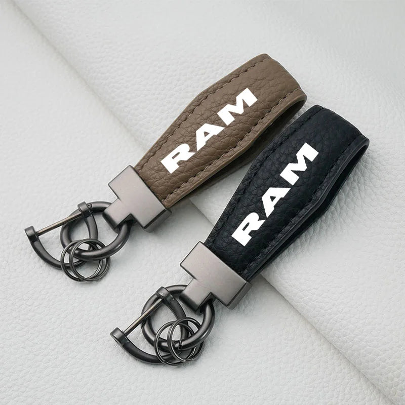 RAM Lanyard Keychain - Lychee Pattern with Gunmetal Buckle