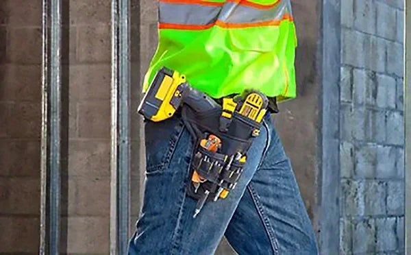 Power Tool Holster Cordless Drill Holster/Single Hook with Metal Clip for Easy Attachment