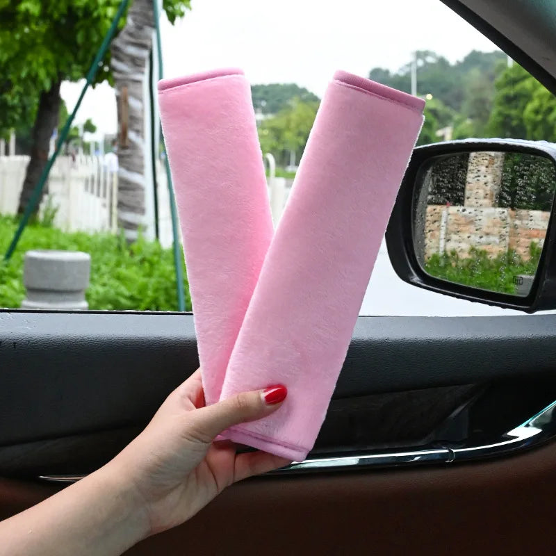 2PCS Adjustable Car Seat Belt Shoulder Protector Cover
