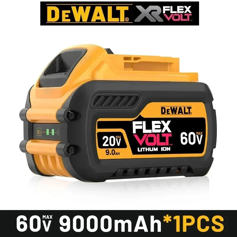 DeWALT Original Battery 20V/60V 9000mAh MAX FlexVolt for DCB606 DCB205 DCB206 DCB209 DCB182 Power Tool