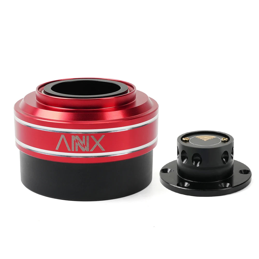 MUGE-New 6 Hole Racing Simulator Game Steering Wheel Quick Release Hub Adapter 70MM For MOZA Simagic M10 A/Mini Euro Truck QR040