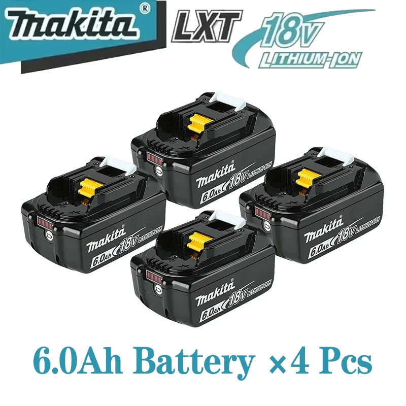 Genuine 6Ah  9Ah makita BL1860 18V Battery Power Tools Li-ion Replacement LXT BL1850 BL1840 for 18V Screwdriver