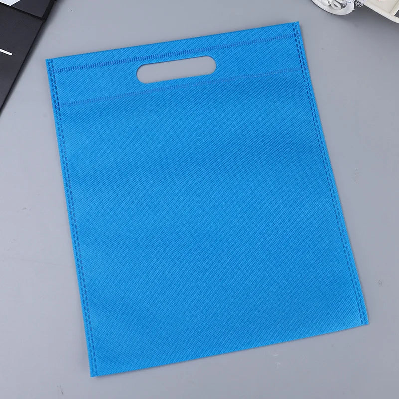 50pieces Nonwoven Storage Bags Eco-friendly and Reusable Nonwoven Shopping Bags Gifts Promotional Tote Bags