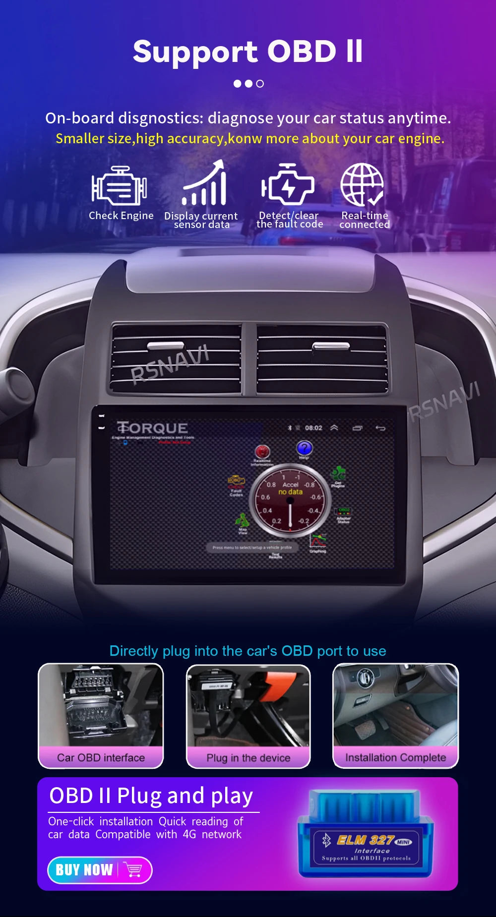 Android 16 CarPlay Auto Car Radio Multimedia Player For Chevrolet Aveo 2 Sonic T300 2011-2015 Navigation GPS 2din Stereo Audio