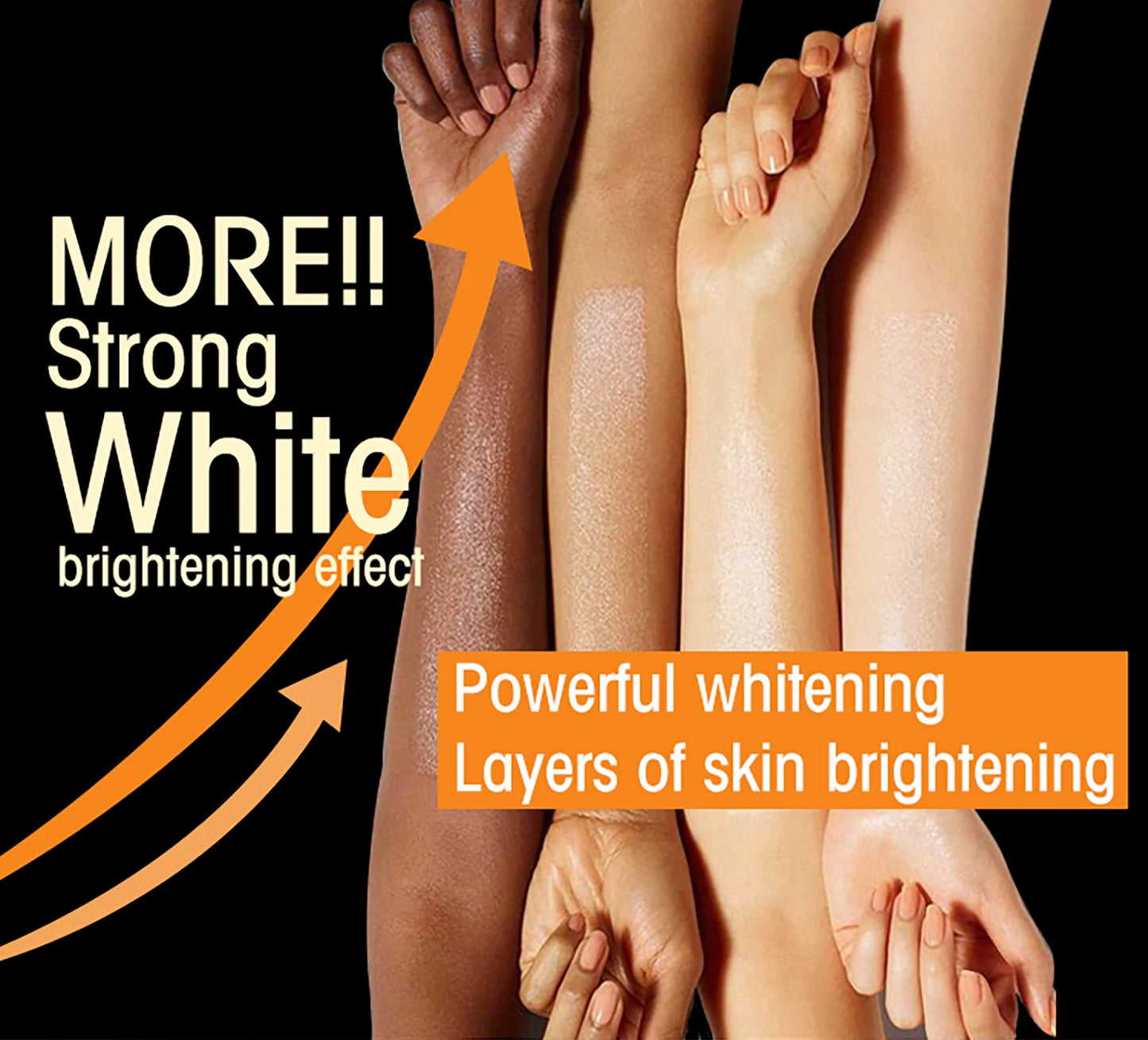 Collagen whitening essence, used for facial and body moisturizing, brightening skin, radiant skin, even black spots, age spots,