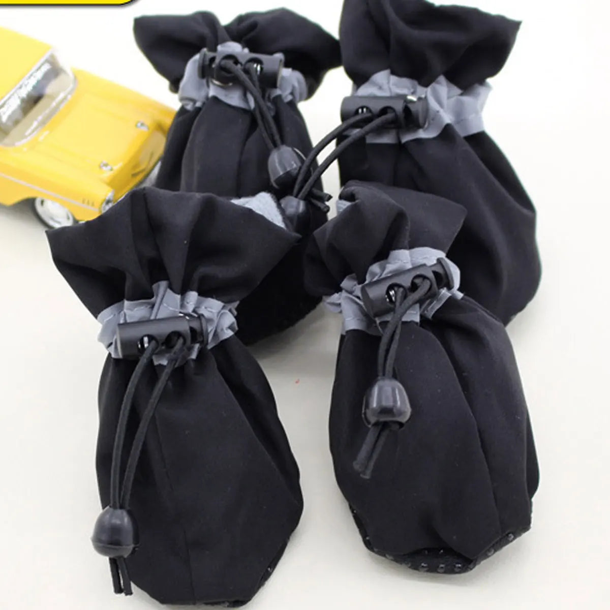 Fleece Dog Snow Booties - Reflective Anti-Slip Pet Winter Shoes - photo 13