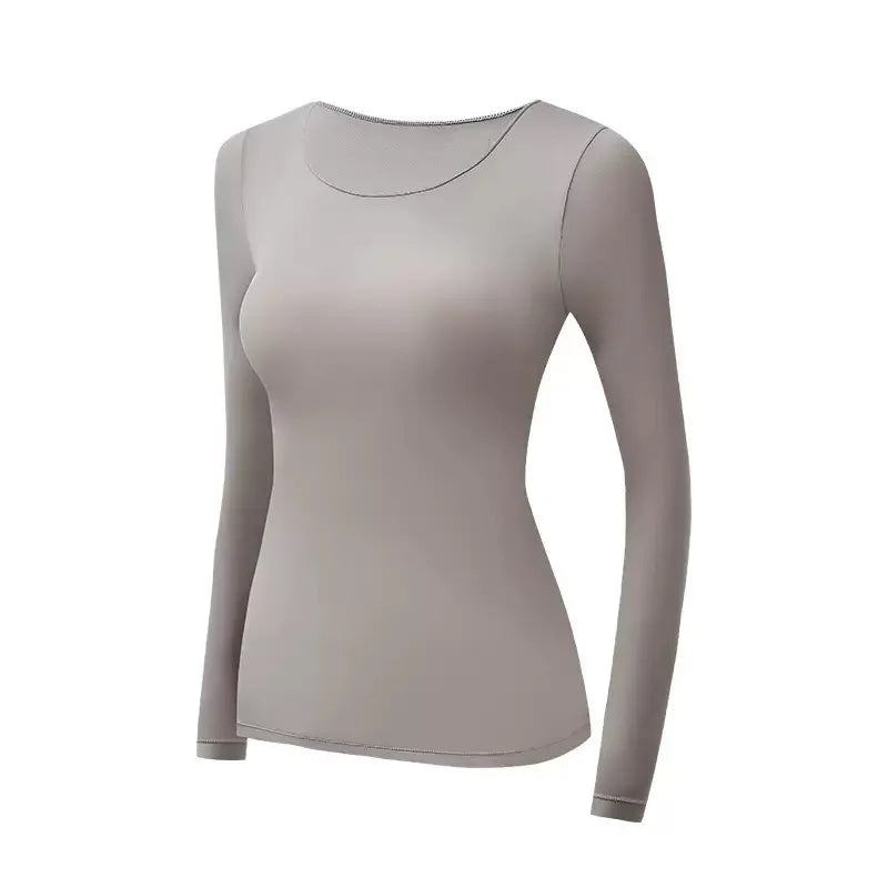 Women's Seamless Ultra-Thin Thermal Set - Long Sleeve Top & Pants - photo 7