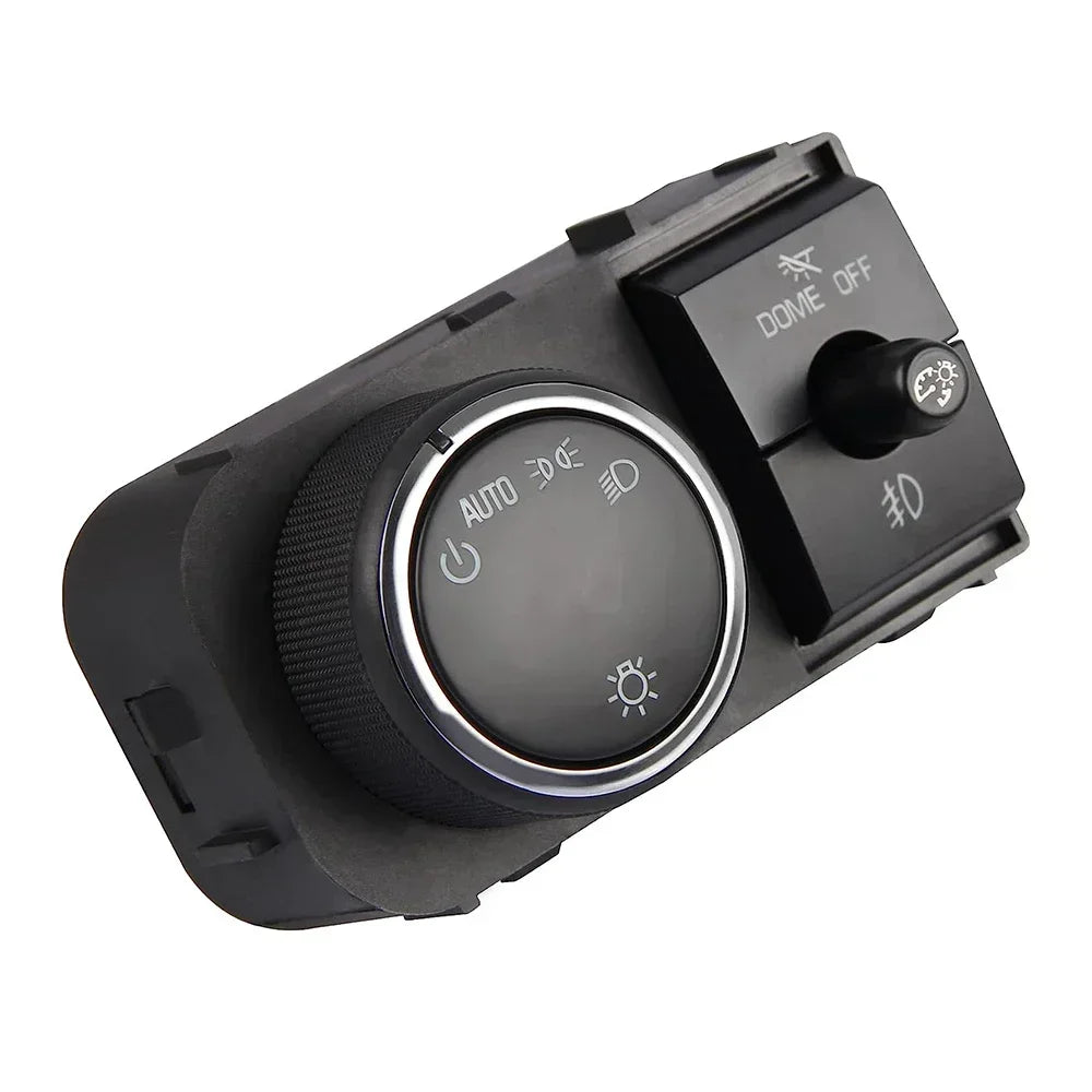 Headlight Fog Light Switch 25858705 for 2007-2013 Chevrolet Avalanche Silverado Suburban Tahoe GMC Sierra Yukon 15096895 D1527J