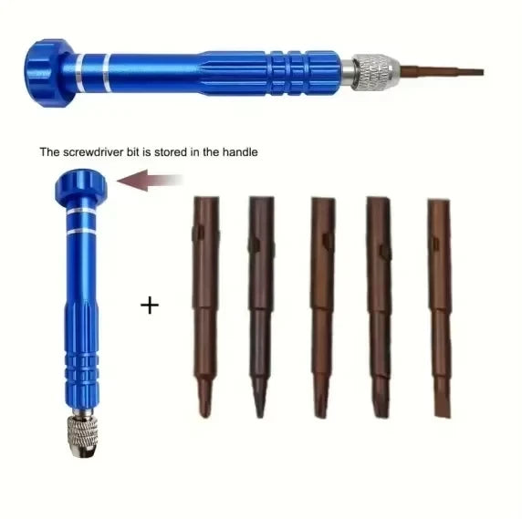 5 in 1 Multi-Function Screwdriver Set Mobile Phone Watch Glasses Disassembly Tool Notebook Watch Repair Tools Repair Accessory